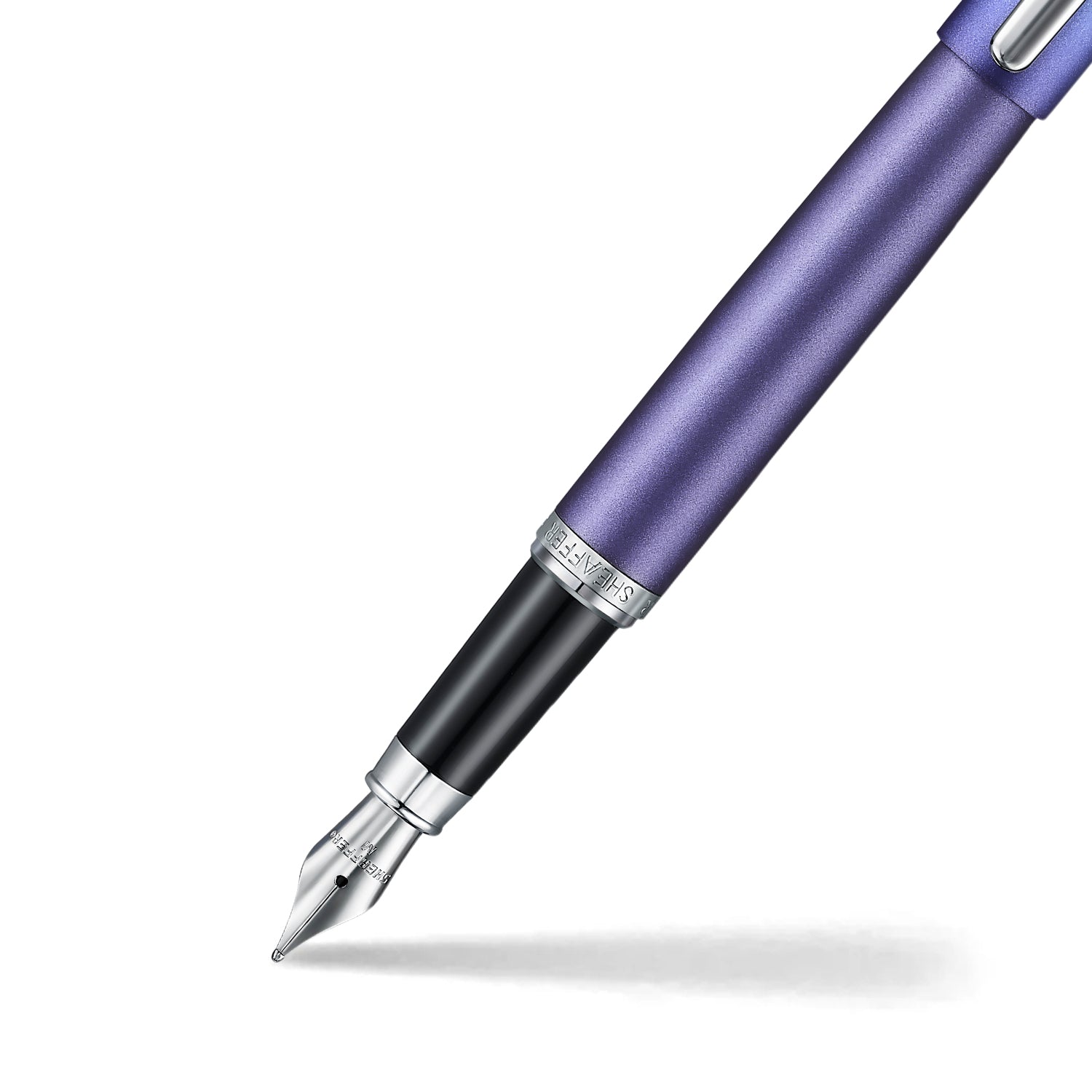 Sheaffer VFM 9430 Expressions Blue and Purple Pearlised Gradient Fountain Pen with Chrome-Plated Trims