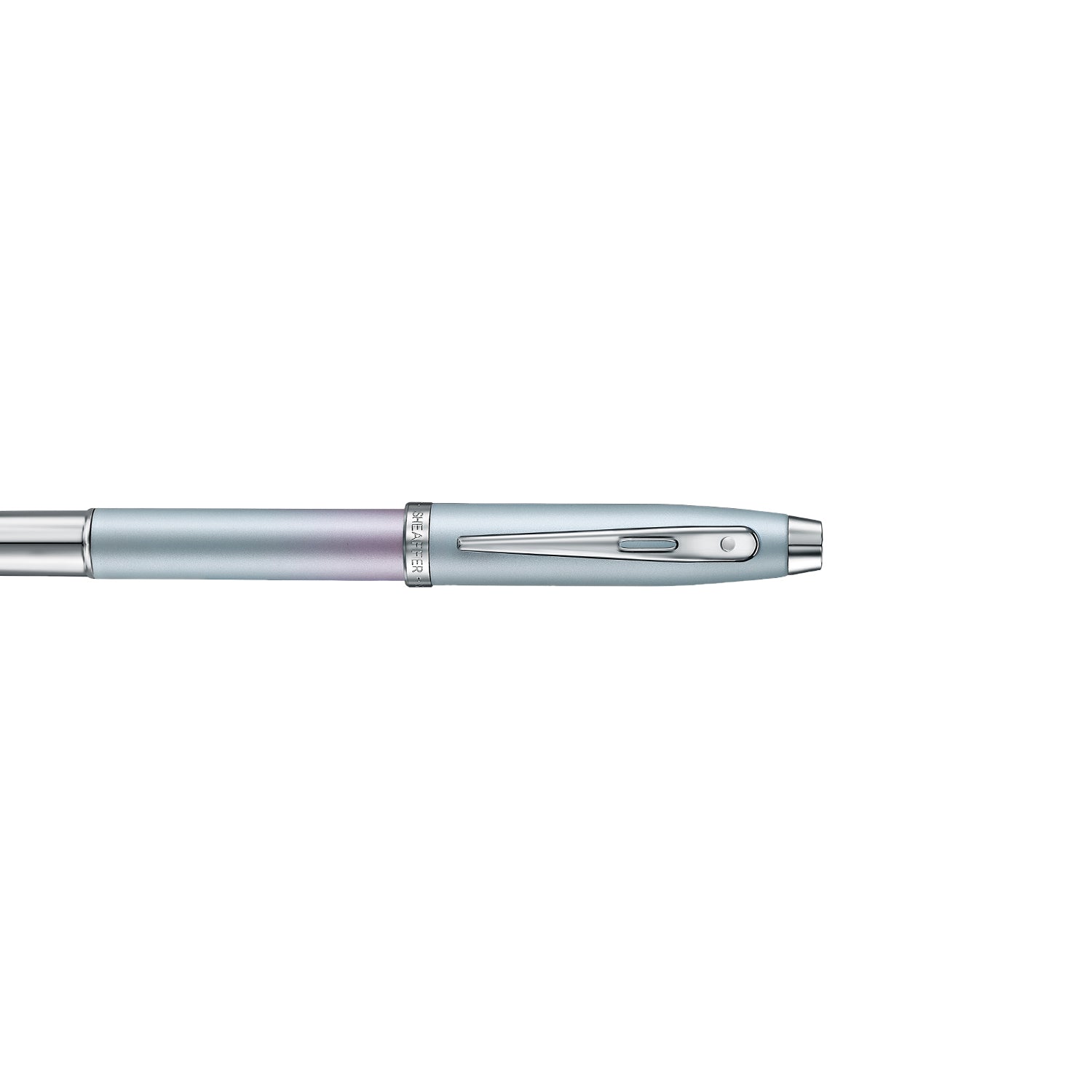 Sheaffer 100 9376 Expressions Blue and Pink Pearlised Gradient Rollerball Pen with Chrome-plated Trims