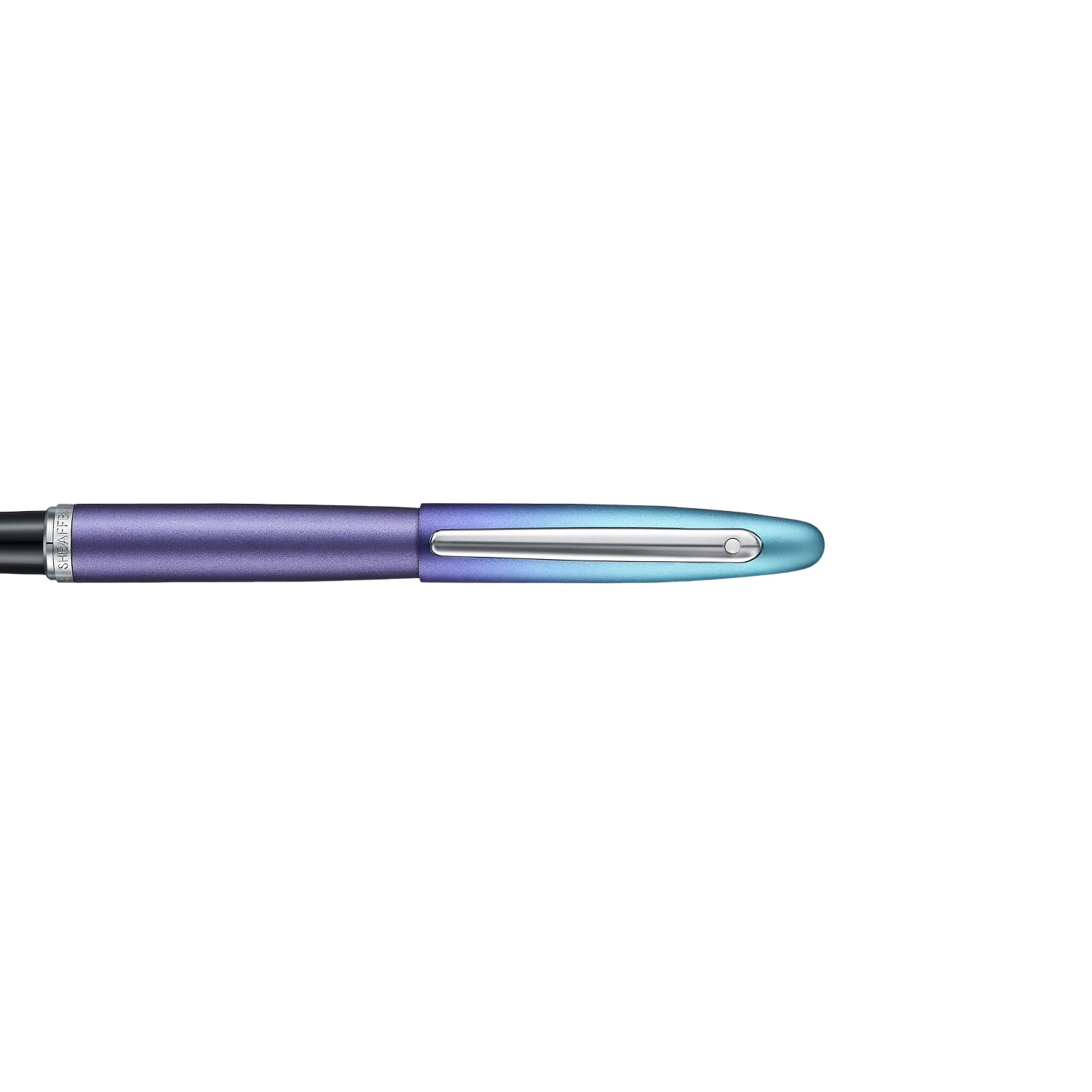 Sheaffer VFM 9430 Expressions Blue and Purple Pearlised Gradient Fountain Pen with Chrome-Plated Trims