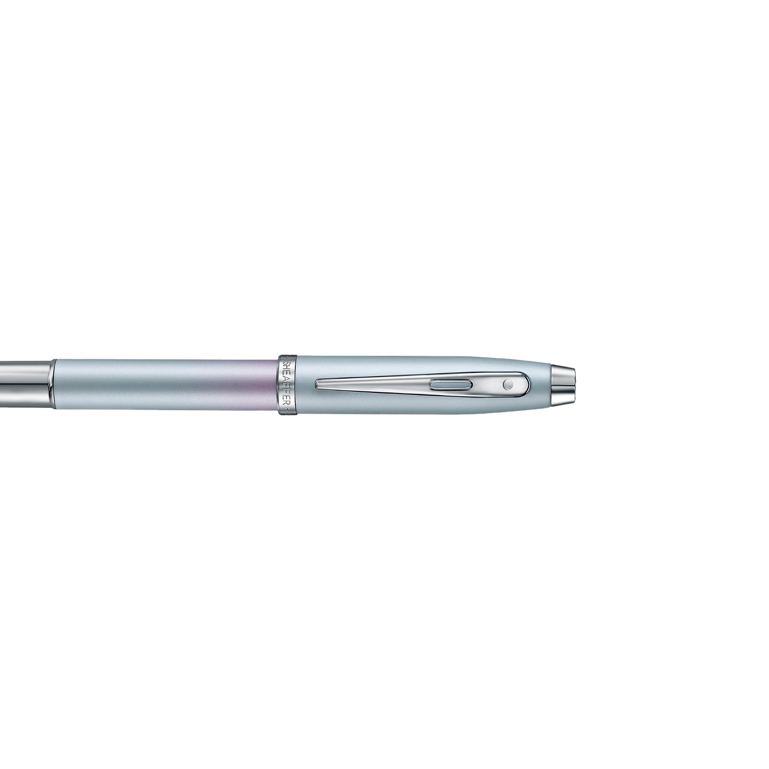Sheaffer 100 9376 Expressions Blue and Pink Pearlised Gradient Fountain Pen with Chrome-plated Trims