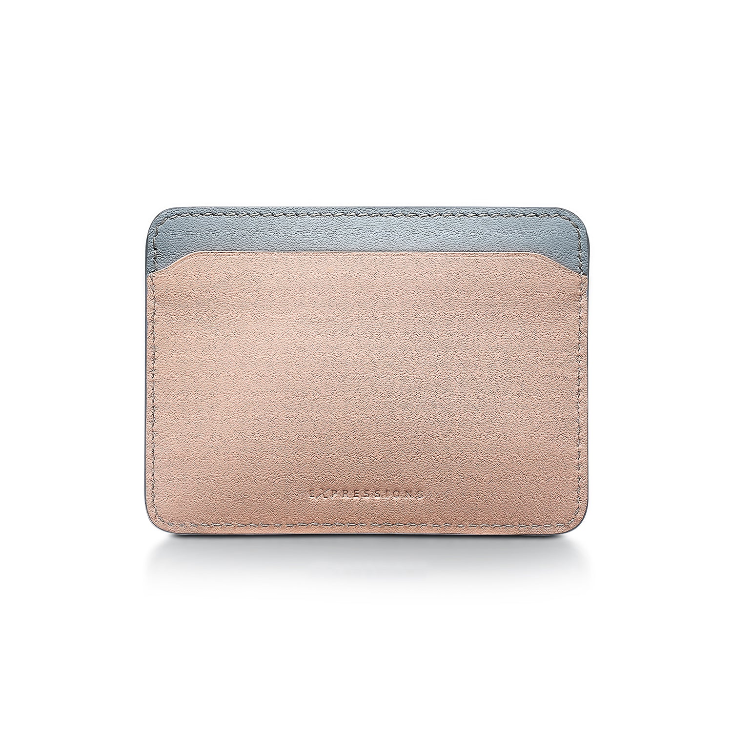 Sheaffer Gift Set ft. Expressions 100 9376 Blue and Pink Pearlised Gradient Ballpoint Pen with Chrome-plated Trims and Genuine Leather Credit Card Holder