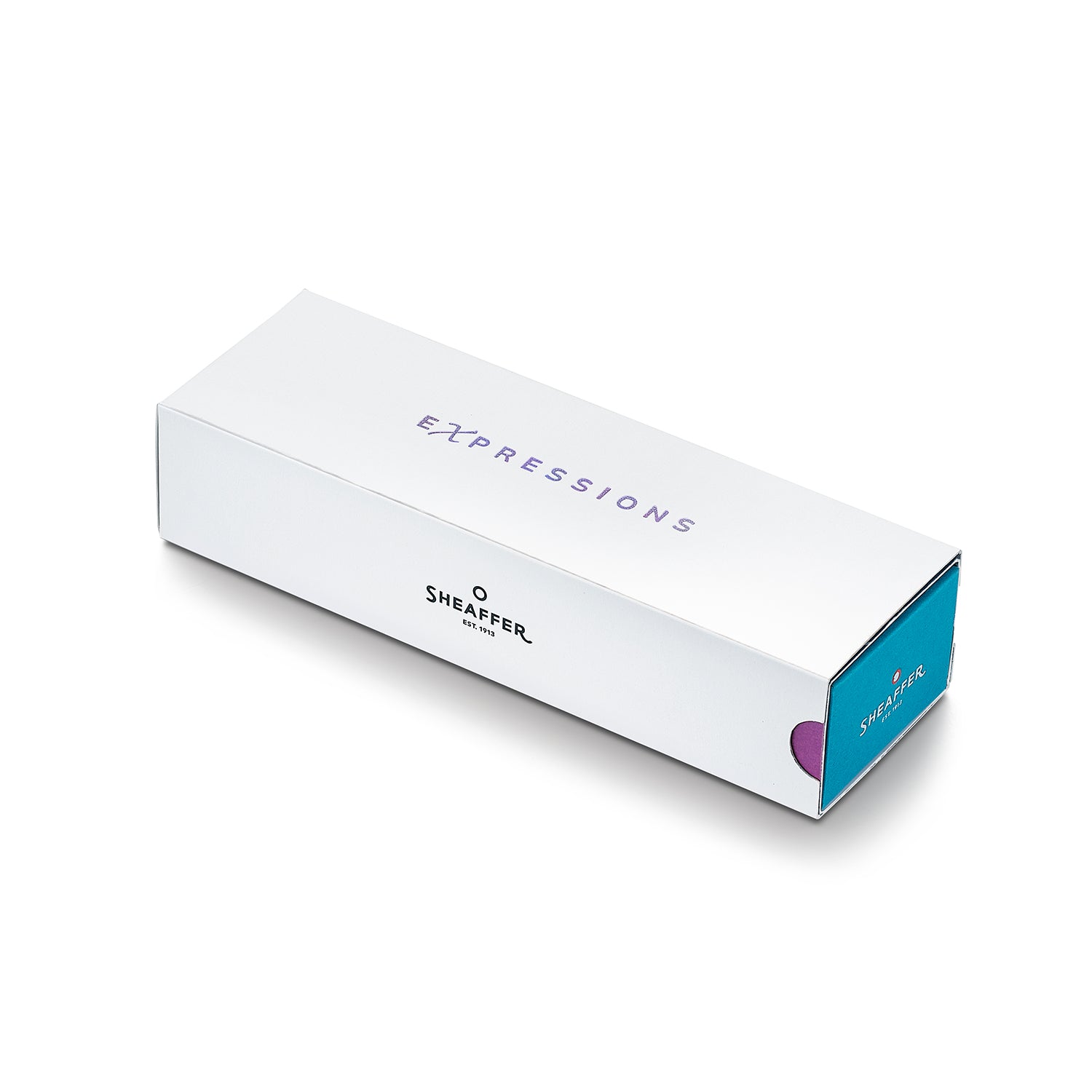 Sheaffer 100 9376 Expressions Blue and Pink Pearlised Gradient Ballpoint Pen with Chrome-plated Trims