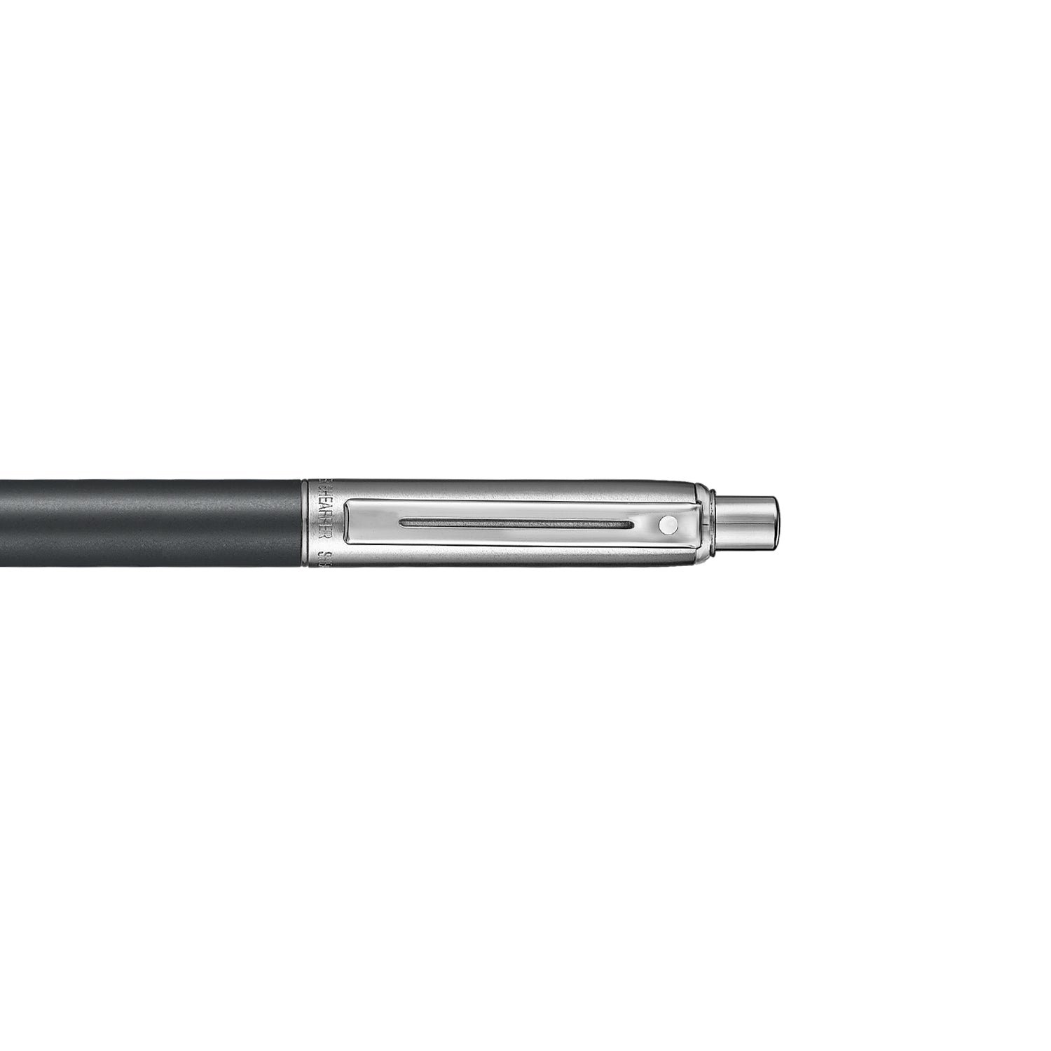 Sheaffer Sentinel Metal 331 Matte Black Barrel and Brished Chrome Cap Ballpoint Pen with Chrome Trims