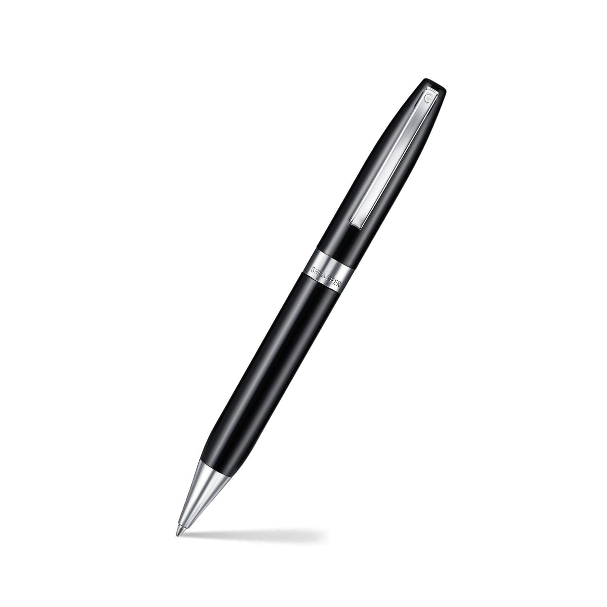 Sheaffer Legacy 9064 Glossy Black Ballpoint Pen with Chrome-Plated Trims