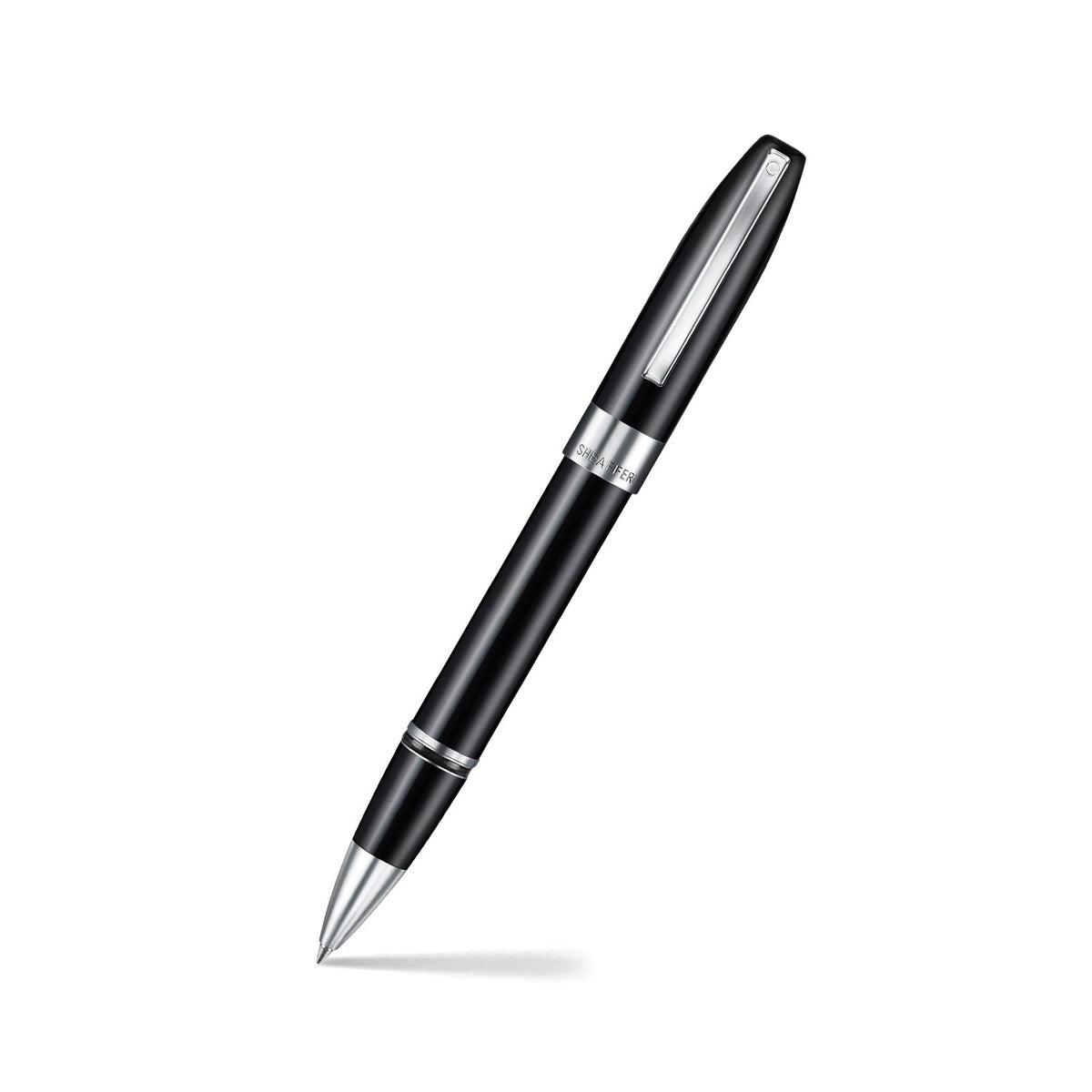 Sheaffer Legacy 9064 Glossy Black Rollerball Pen with Chrome-Plated Trims