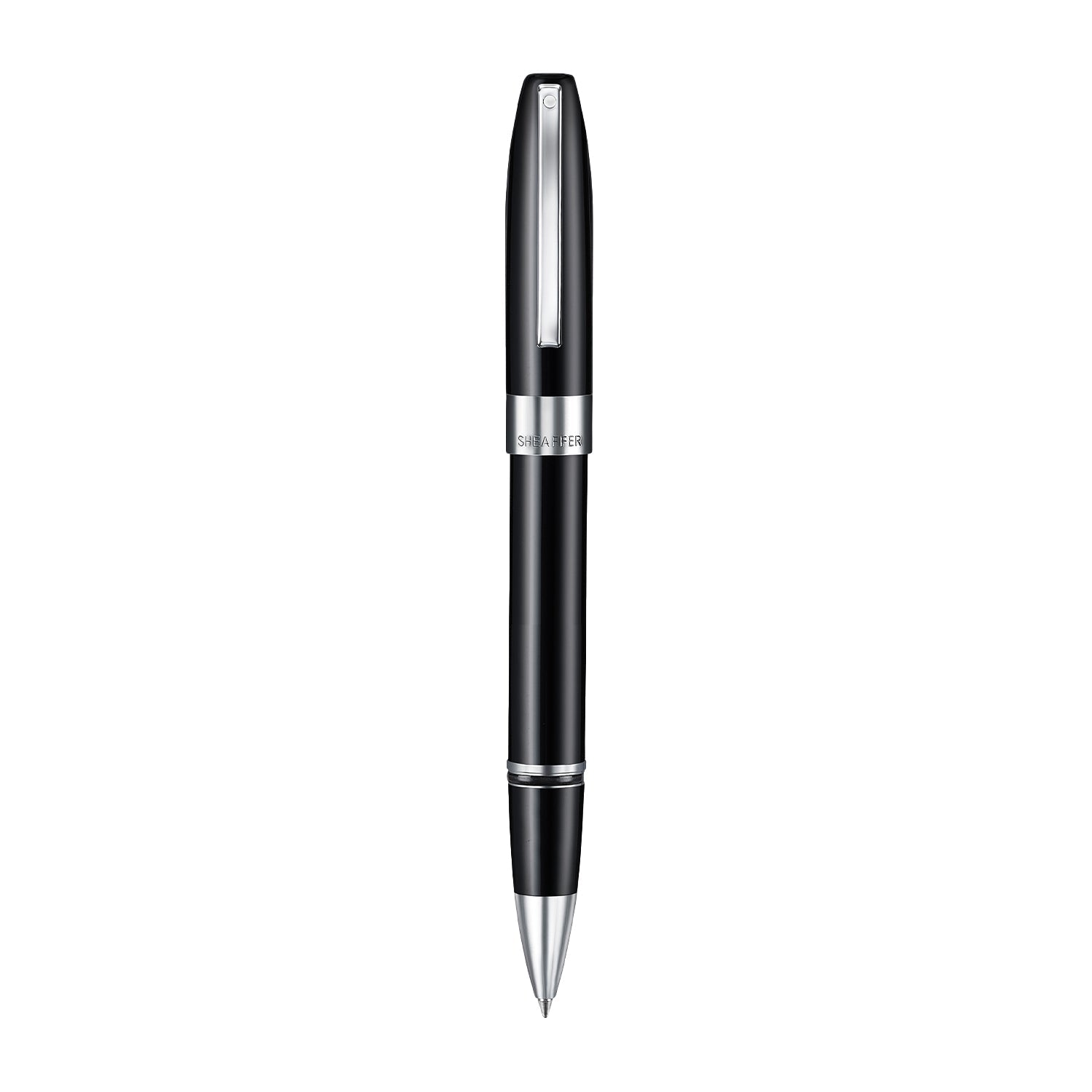 Sheaffer Legacy 9064 Glossy Black Rollerball Pen with Chrome-Plated Trims