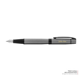 Sheaffer 300 Matte Gray Fountain Pen With Black Trims - Medium