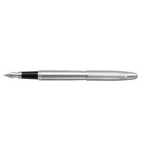 Sheaffer® VFM 9426 Brushed Chrome Fountain Pen With Chrome Trim - Medium