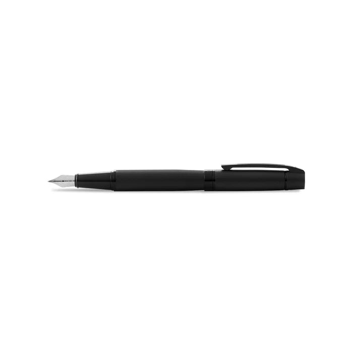 Sheaffer 300 Matte Black Fountain Pen With Black Trims - Medium