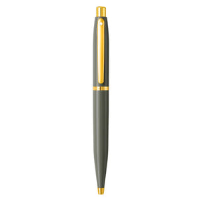 Sheaffer® VFM 9427 Glossy Light Gray Ballpoint Pen With PVD Gold-Tone Trim