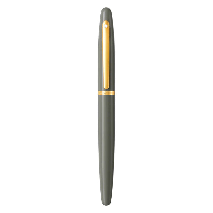 Sheaffer® VFM 9427 Glossy Light Gray Rollerball Pen With PVD Gold-Tone Trim