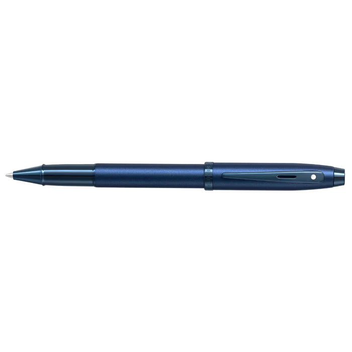 Sheaffer® 100 9371 Satin Blue Rollerball Pen With PVD Blue Trim