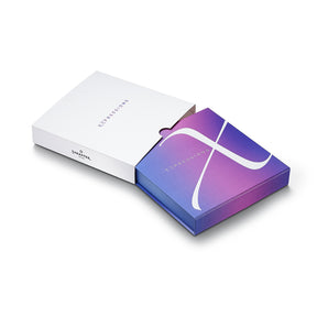 Sheaffer Gift Set ft. Expressions 100 9376 Blue and Pink Pearlised Gradient Ballpoint Pen with Chrome-plated Trims and Small Notebook