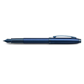 Sheaffer® 100 9371 Satin Blue Fountain Pen With PVD Blue Trim - Medium