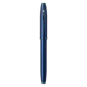 Sheaffer® 100 9371 Satin Blue Fountain Pen With PVD Blue Trim - Medium