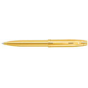 Sheaffer® 100 9372 Glossy PVD Gold Ballpoint Pen With PVD Gold Trim