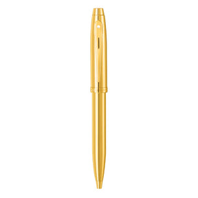 Sheaffer® 100 9372 Glossy PVD Gold Ballpoint Pen With PVD Gold Trim