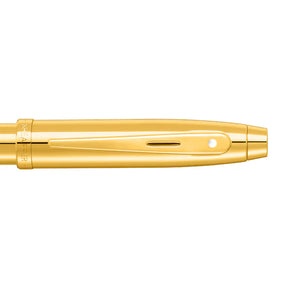 Sheaffer® 100 9372 Glossy PVD Gold Ballpoint Pen With PVD Gold Trim