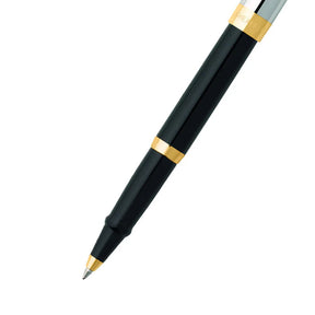 Sheaffer® SAGARIS 9475 Gloss Black Barrel and Chrome Cap Rollerball Pen With Gold Tone Trim