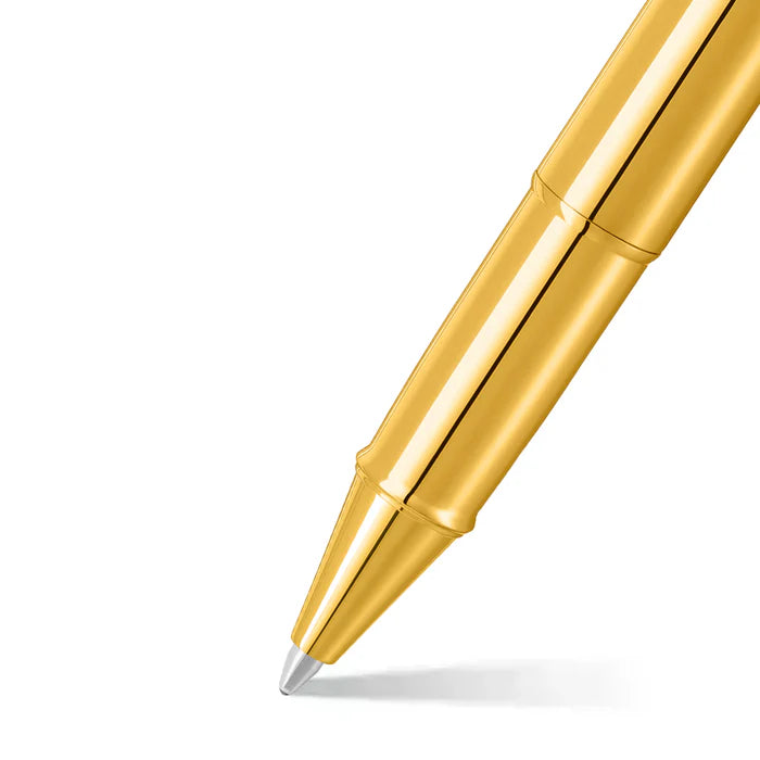 Sheaffer® 100 9372 Glossy PVD Gold Rollerball Pen With PVD Gold Trim