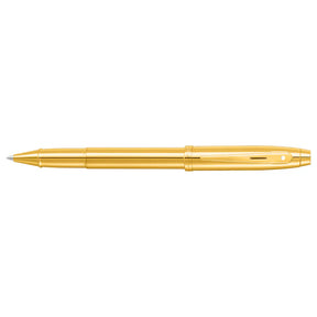 Sheaffer® 100 9372 Glossy PVD Gold Rollerball Pen With PVD Gold Trim