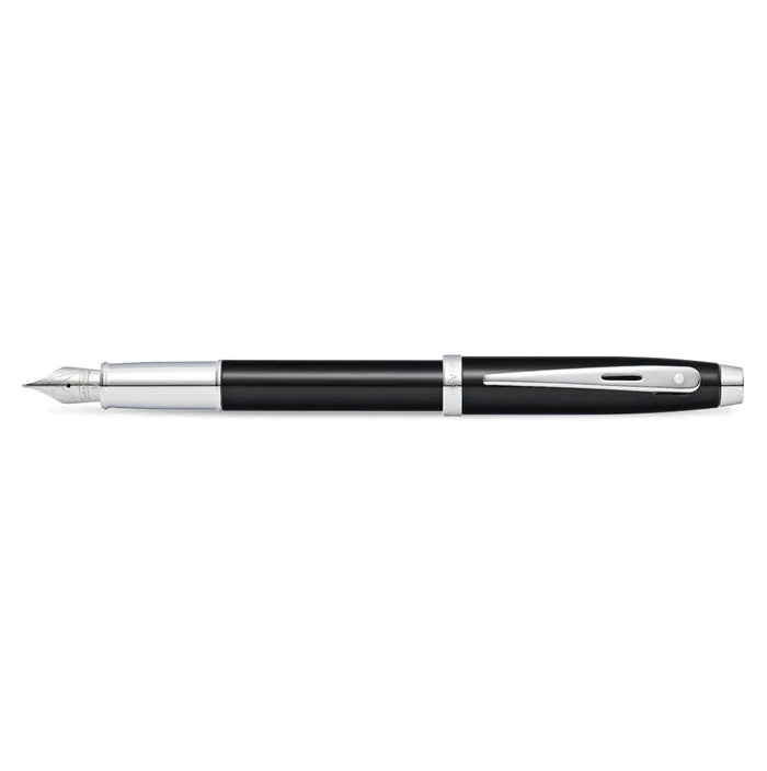 Sheaffer 100 Glossy Black Lacquer Fountain Pen