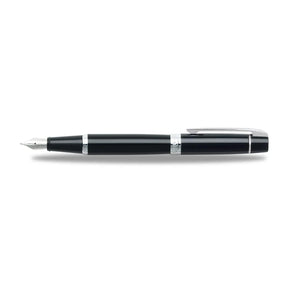 Sheaffer 300 Glossy Black Fountain Pen With Chrome Trims - Medium