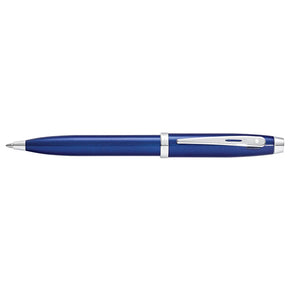 Sheaffer 100 Glossy Blue with Chrome Trims Ballpoint Pen