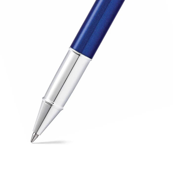 Sheaffer 100 Glossy Blue with Chrome Trims Rollerball Pen