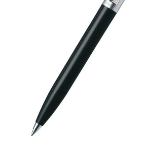 Sheaffer Sentinel Black and Chrome Ballpoint Pen With Chrome Trims