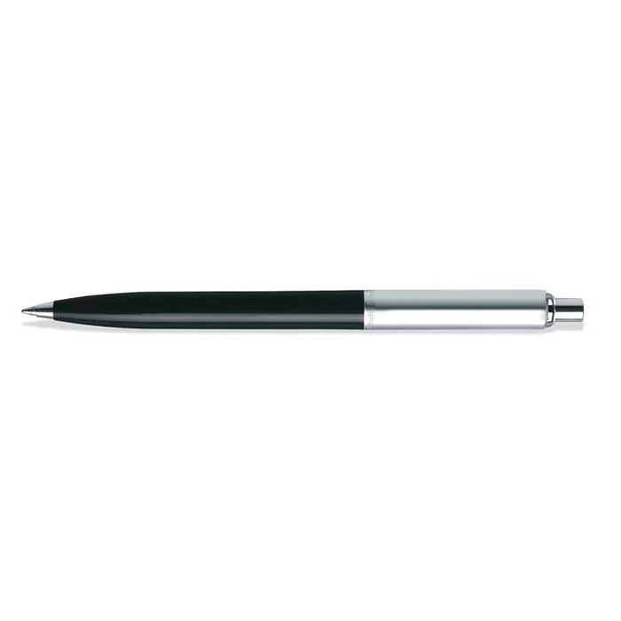 Sheaffer Sentinel Black and Chrome Ballpoint Pen With Chrome Trims