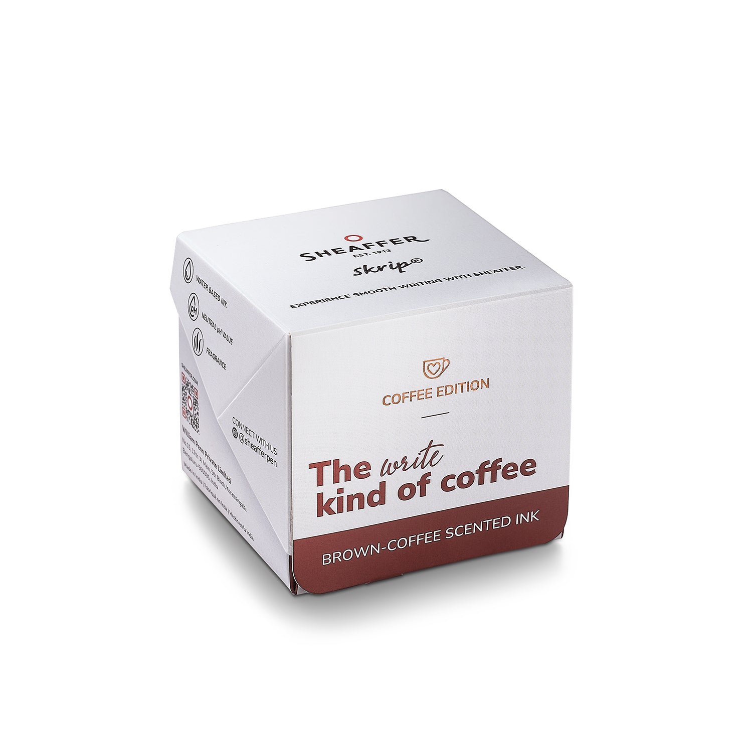 Sheaffer Skrip Bottled Ink, Coffee Brown Scented Ink