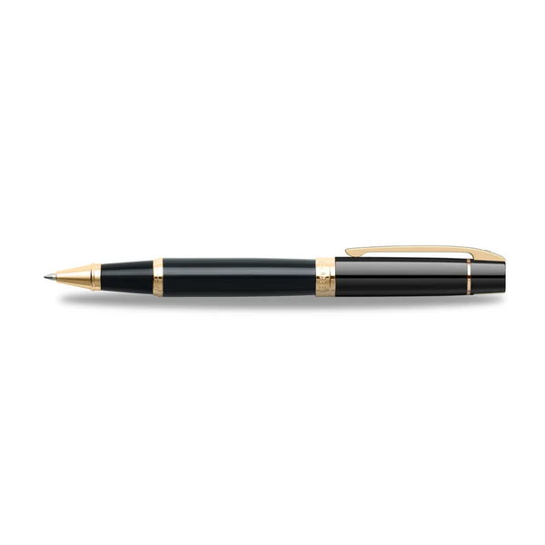 Sheaffer 300 Glossy Black with Gold Trims Rollerball Pen