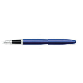 Sheaffer VFM Neon Blue Fountain Pen With Chrome Trims - Medium