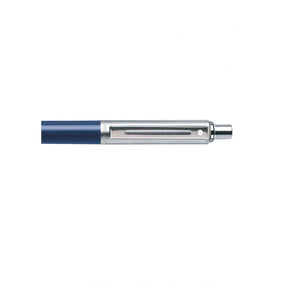 Sheaffer Sentinel Blue and Chrome Ballpoint Pen With Chrome Trims