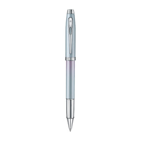Sheaffer 100 9376 Expressions Blue and Pink Pearlised Gradient Rollerball Pen with Chrome-plated Trims