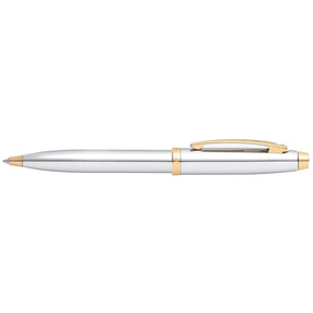 Sheaffer 100 Chrome with Gold Trims Ballpoint Pen