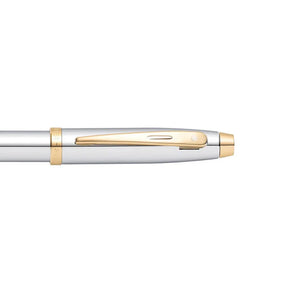 Sheaffer 100 Chrome with Gold Trims Ballpoint Pen