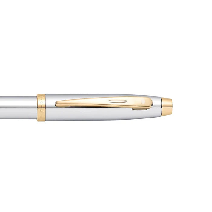 Sheaffer 100 Chrome with Gold Trims Ballpoint Pen