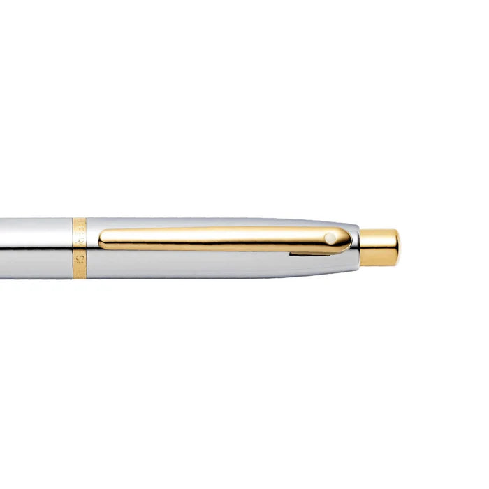 Sheaffer VFM Polished Chrome with Gold Trims Ballpoint Pen