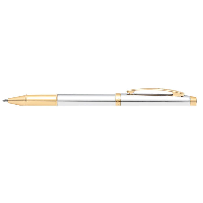 Sheaffer 100 Chrome with Gold Trims Rollerball Pen