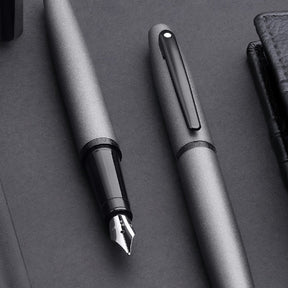 Sheaffer® VFM 9424 Matte Gray Fountain Pen With Matte Black Trim - Medium