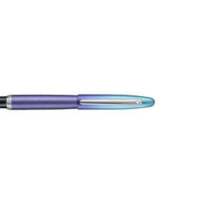 Sheaffer VFM 9430 Expressions Blue and Purple Pearlised Gradient Rollerball Pen with Chrome-Plated Trims