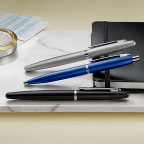 Sheaffer VFM Neon Blue with Chrome trims Ballpoint Pen