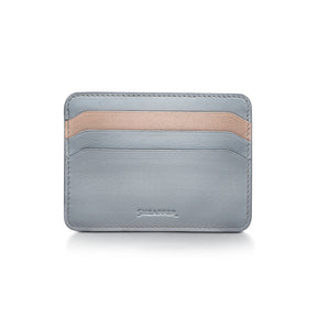 Sheaffer Gift Set ft. Expressions 100 9376 Blue and Pink Pearlised Gradient Ballpoint Pen with Chrome-plated Trims and Genuine Leather Credit Card Holder