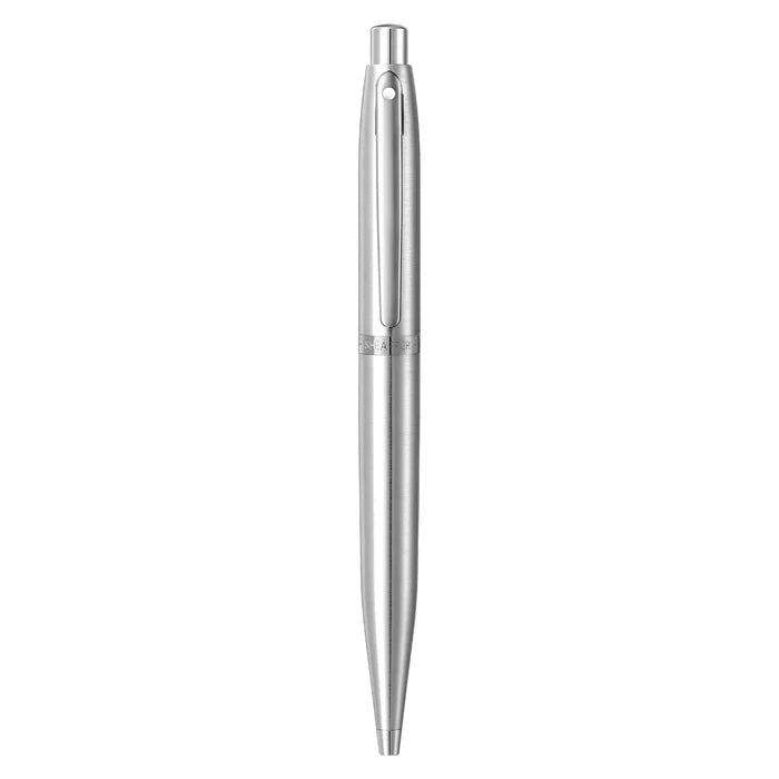 Sheaffer® VFM 9426 Brushed Chrome Ballpoint Pen With Chrome Trim