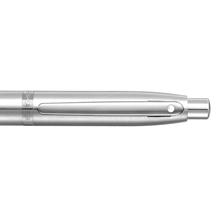 Sheaffer® VFM 9426 Brushed Chrome Ballpoint Pen With Chrome Trim