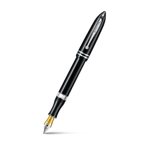 Sheaffer Balance III E892 Glossy Black and Chrome Trims Fountain Pen