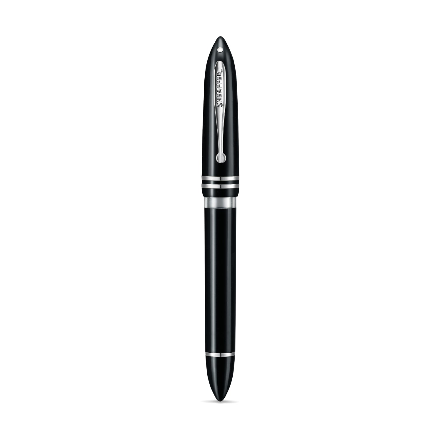 Sheaffer Balance III E892 Glossy Black and Chrome Trims Fountain Pen