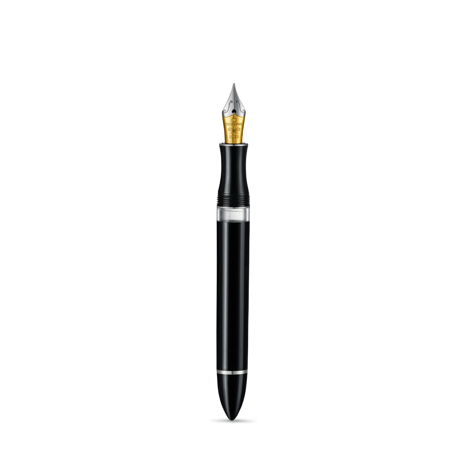 Sheaffer Balance III E892 Glossy Black and Chrome Trims Fountain Pen